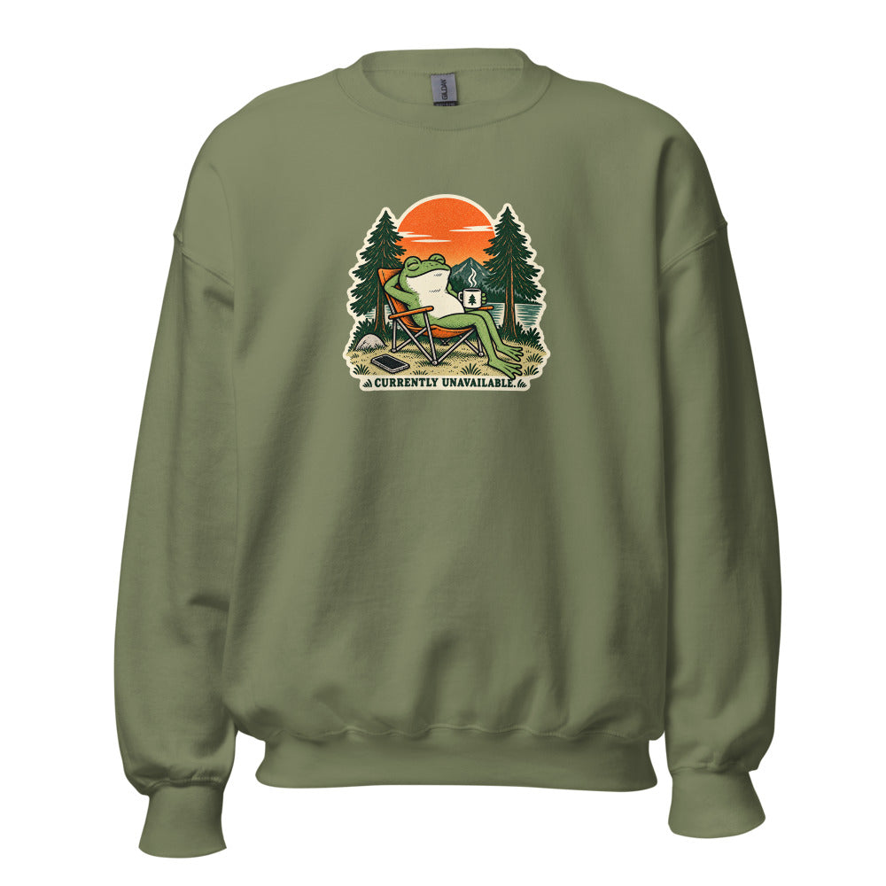 YOP garment: Offline Crewneck · Military Green · Front