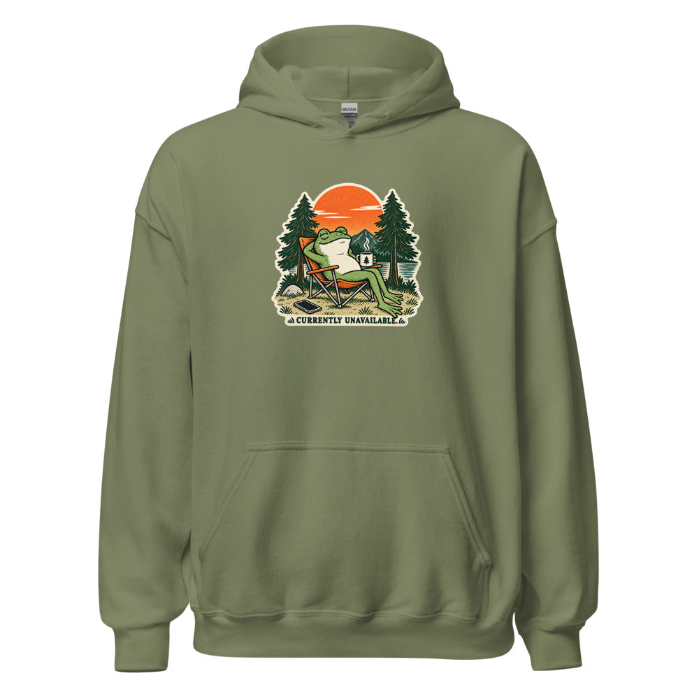 YOP garment: Offline Hoodie · Military Green · Front