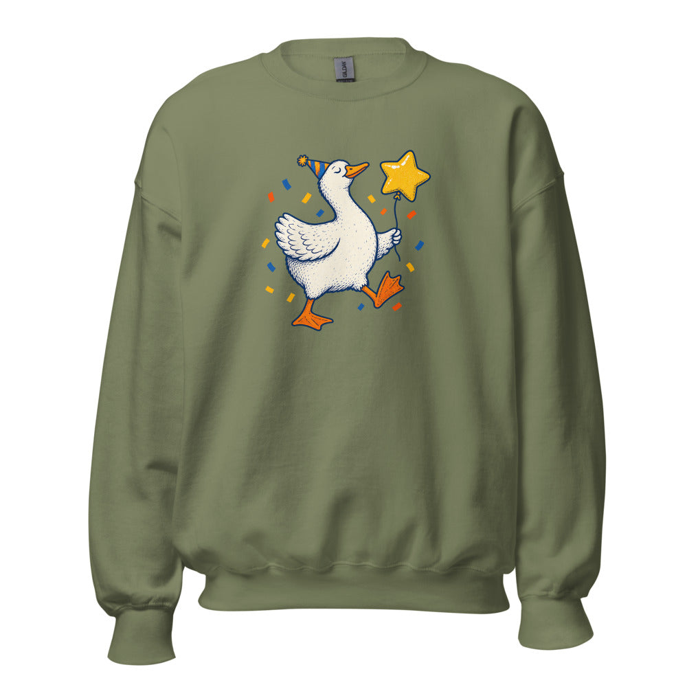 YOP garment: Professional Nonsense Crewneck · Military Green · Front