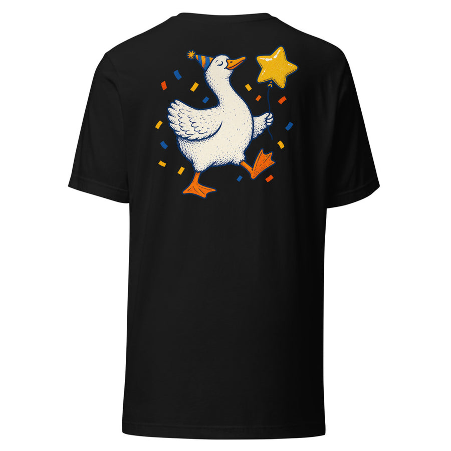 Professional Nonsense Chest & Back Tee — Chest and back tee · Black · Back