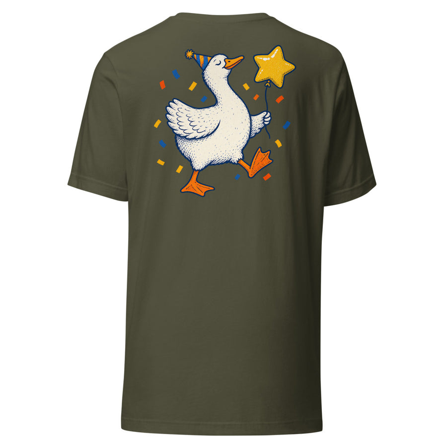 Professional Nonsense Chest & Back Tee — Chest and back tee · Military Green · Back
