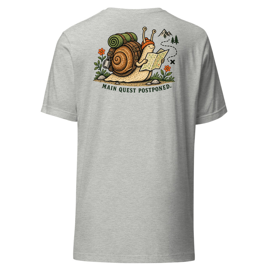 Side Quest Chest & Back Tee — Chest and back tee · Athletic Heather · Back