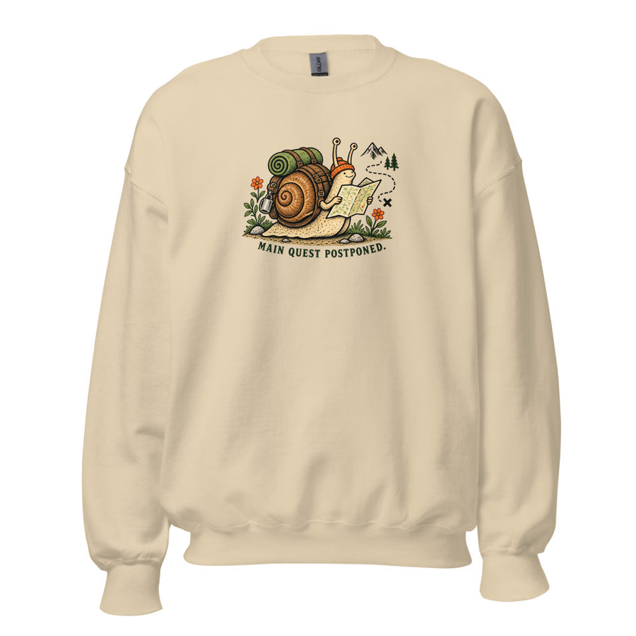 Side Quest Crewneck — Crewneck · Sand