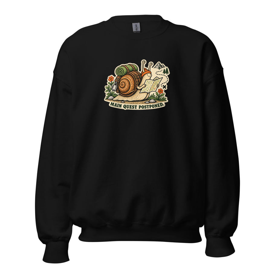Side Quest Crewneck — Crewneck · Black