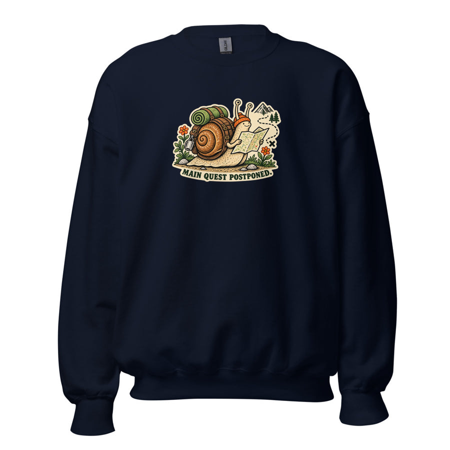 Side Quest Crewneck — Crewneck · Navy