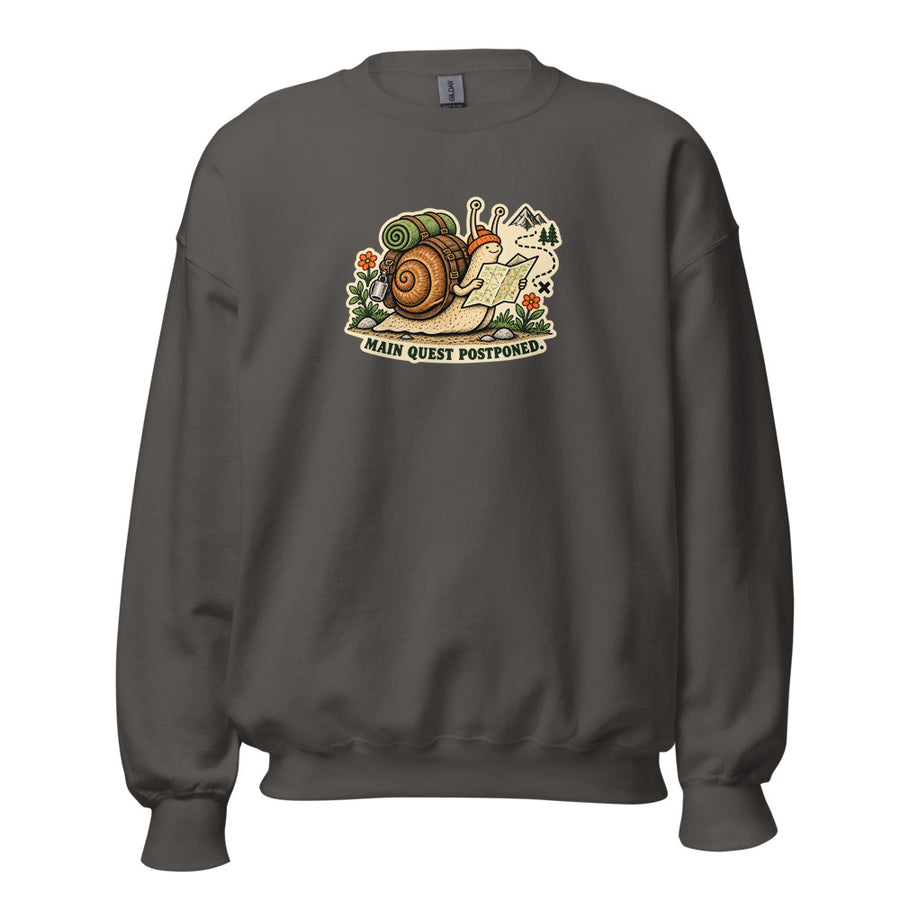 Side Quest Crewneck — Crewneck · Charcoal