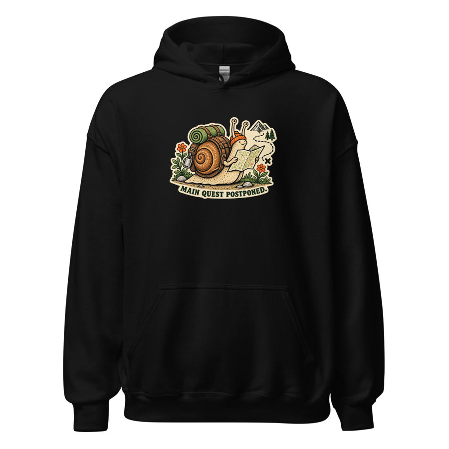 Side Quest Hoodie — Hoodie · Black