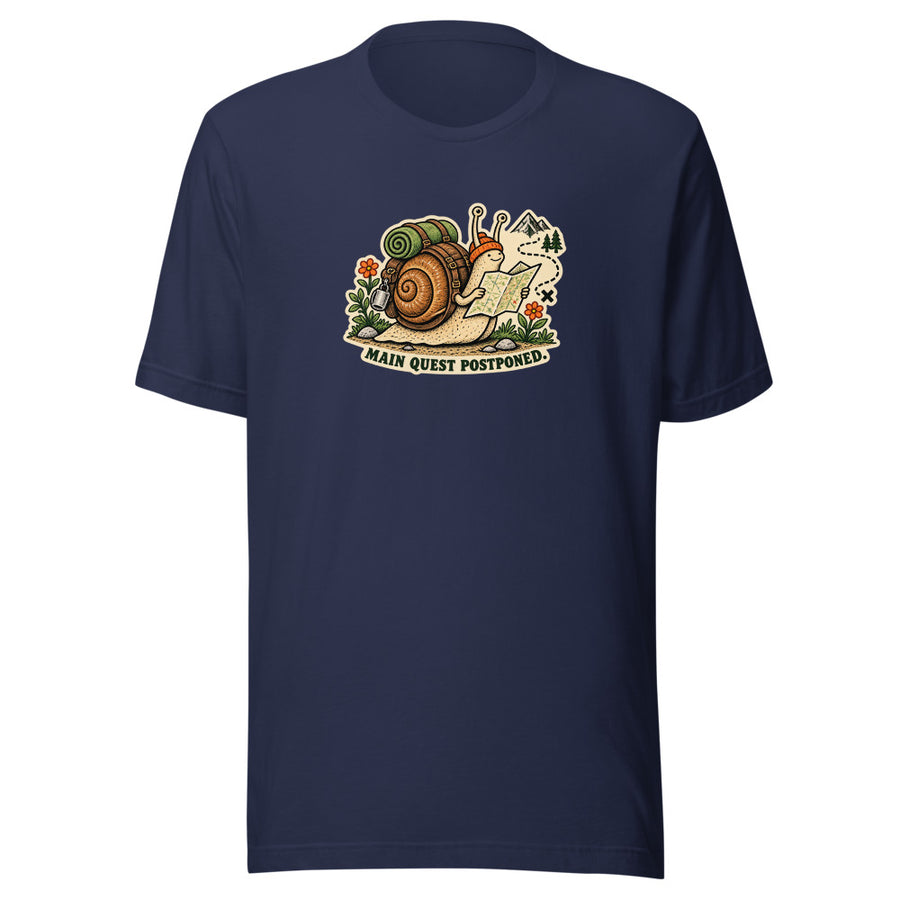 Side Quest Tee — T-shirt · Navy