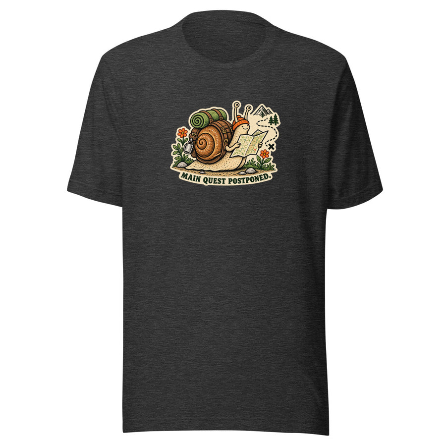 Side Quest Tee — T-shirt · Dark Grey Heather