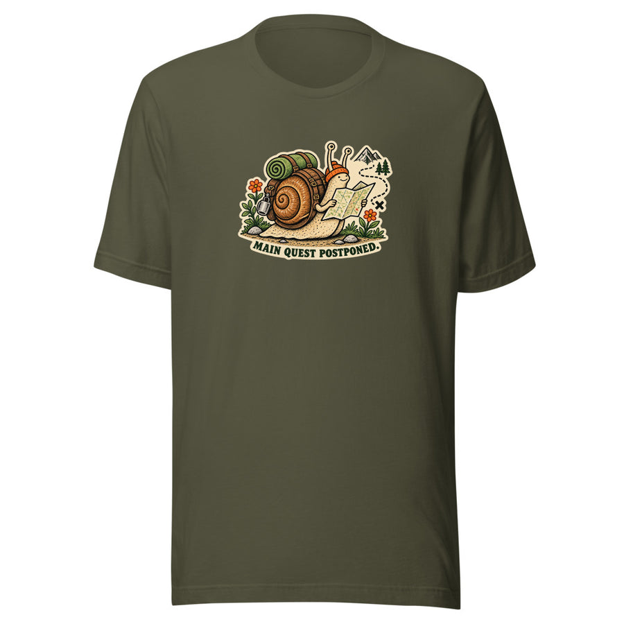 Side Quest Tee — T-shirt · Military Green
