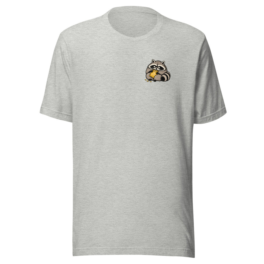 Snack Bandit Chest & Back Tee — Chest and back tee · Athletic Heather · Front