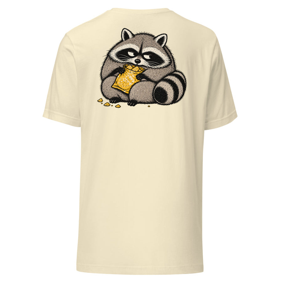 Snack Bandit Chest & Back Tee — Chest and back tee · Natural · Back