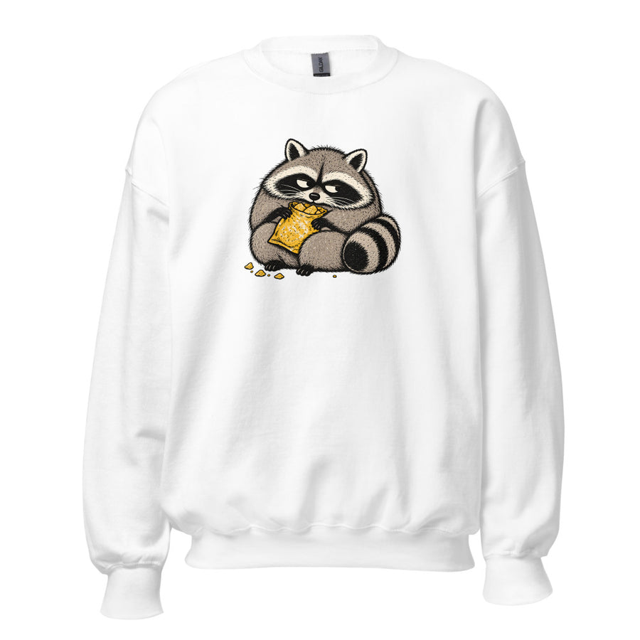 Snack Bandit Crewneck — Crewneck · White