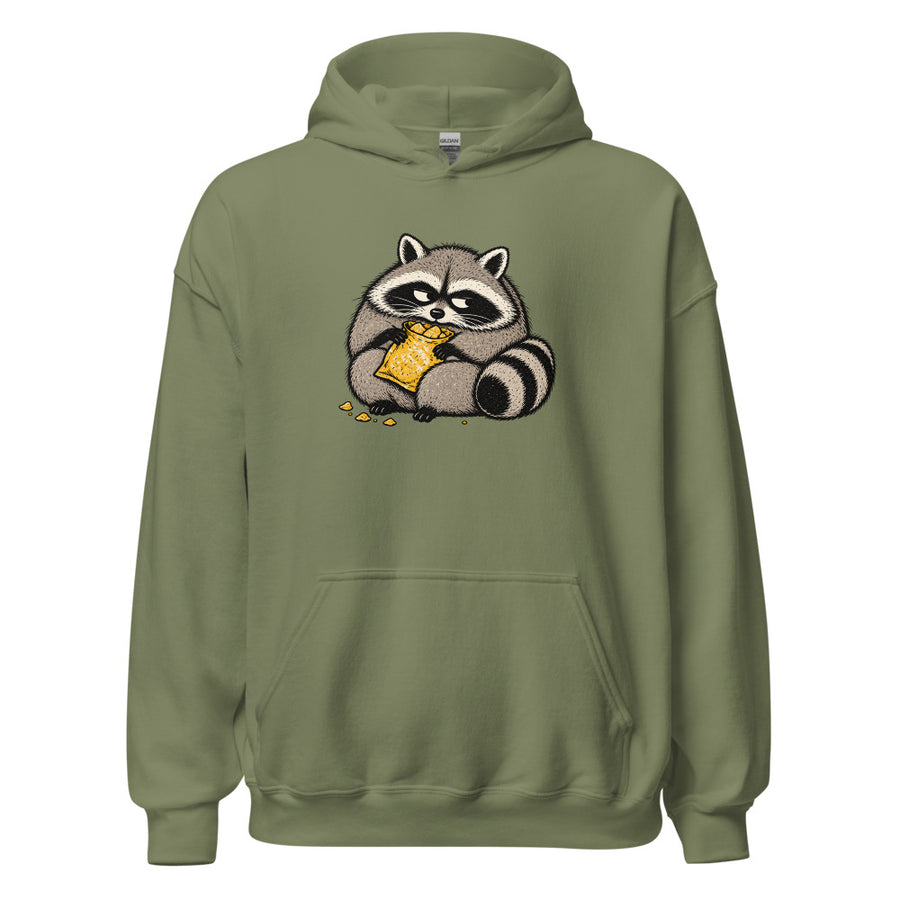 Snack Bandit Hoodie — Hoodie · Military Green