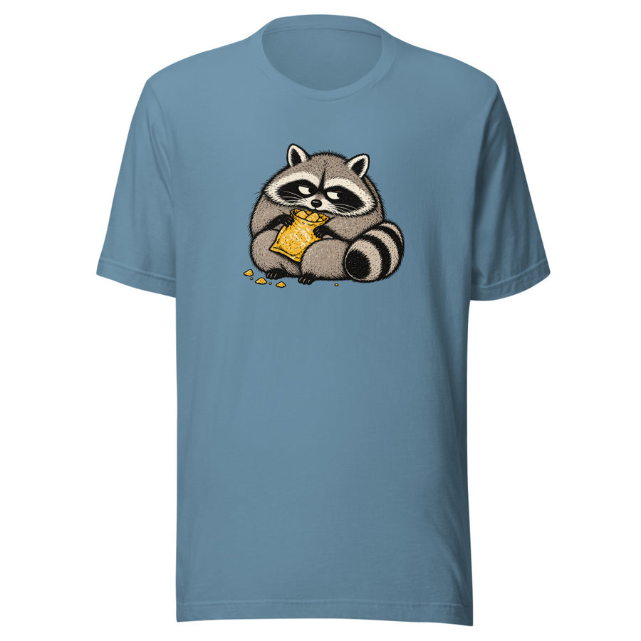 Snack Bandit Tee — T-shirt · Steel Blue