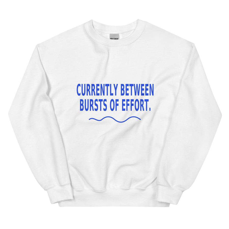 Between Bursts Crewneck — Crewneck · White