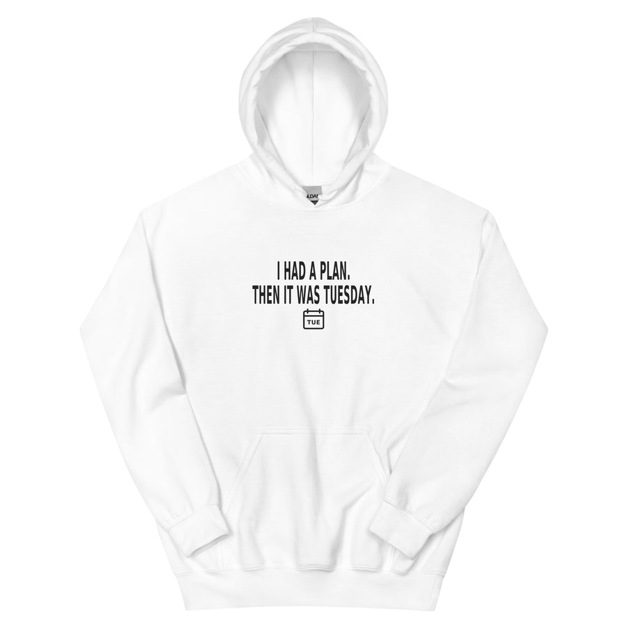 Tuesday Plan Hoodie — Hoodie · White