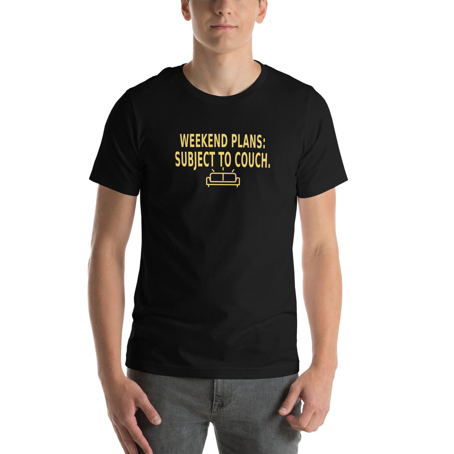 Couch Plans Tee — T-shirt · Black