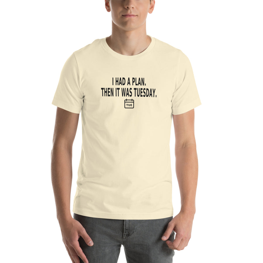 Tuesday Plan Tee — T-shirt · Natural