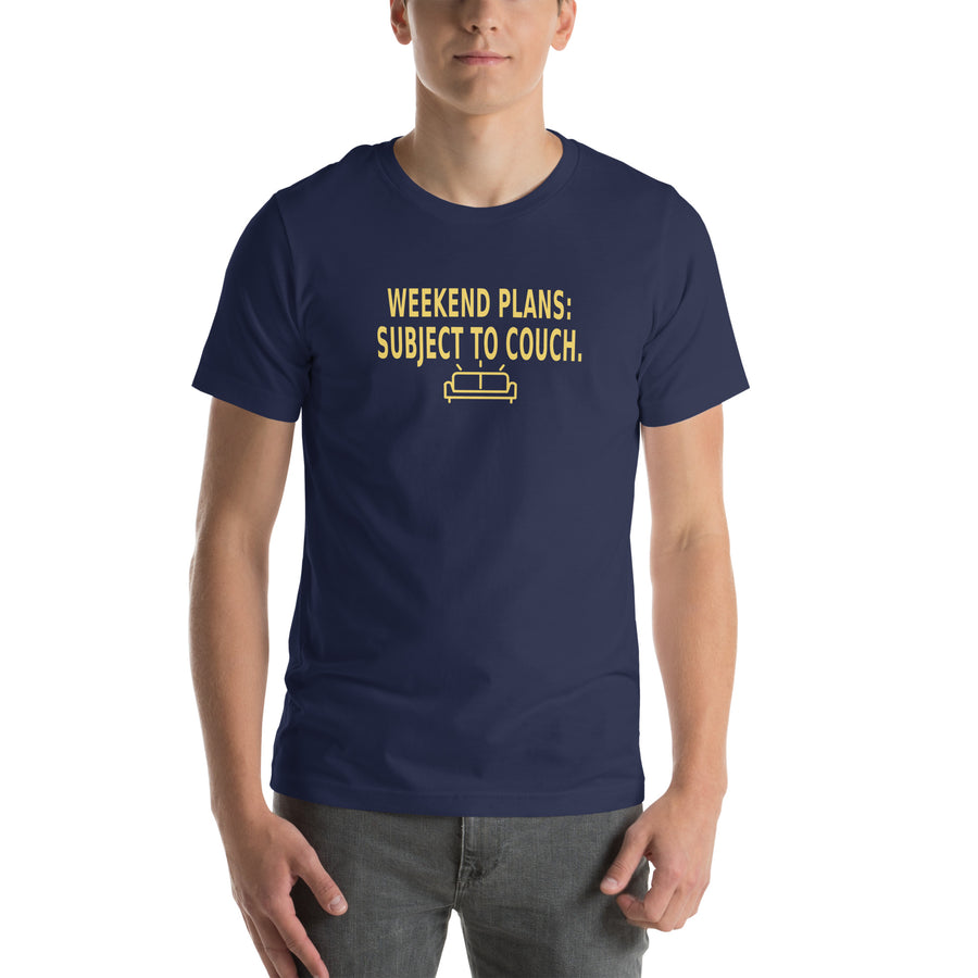 Couch Plans Tee — T-shirt · Navy
