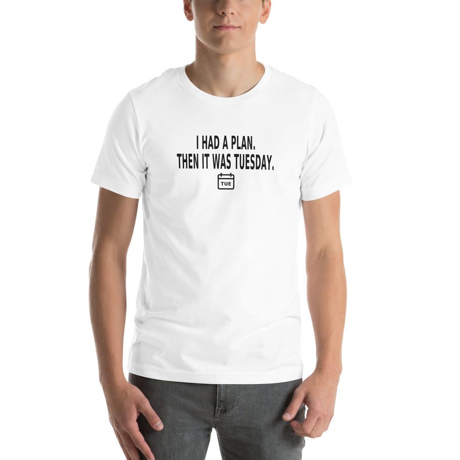 Tuesday Plan Tee — T-shirt · White